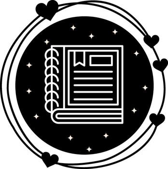 cuaderno único creativo diseño diseño vector