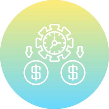 Time Is Money Optimized Mobile Graphic Element vector