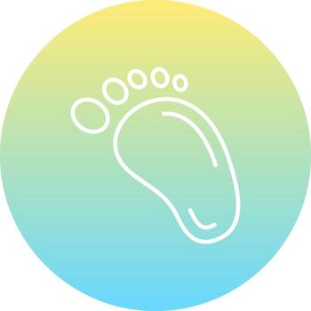 Baby steps Sharp Creative Design Object vector