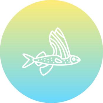 volador pescado innovador usuario interfaz forma vector