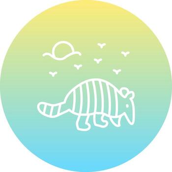 armadillo personalizado usuario interfaz diseño vector