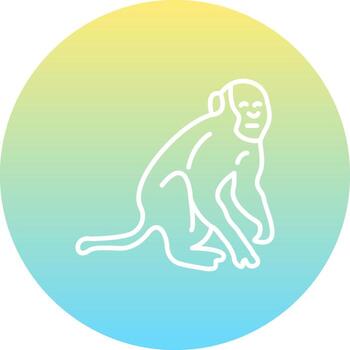 Monkey Compact Flat Layout vector