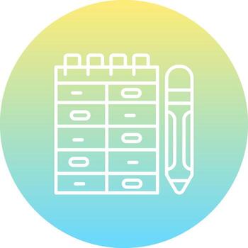 Transcript Stylized Flat Visual Asset vector