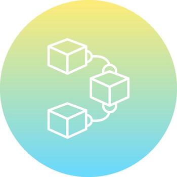 blockchain avanzado ui gráfico diseño vector