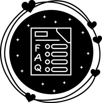 Preguntas más frecuentes documento único creativo diseño diseño vector