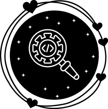 Code Optimization Strong Visual Branding Form vector