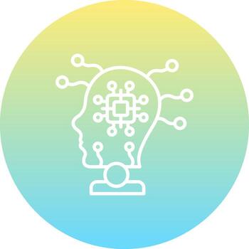 artificial inteligencia dinámica visual gráfico formar vector