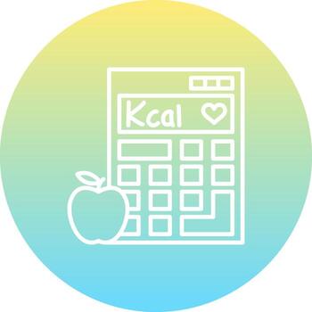 Calculate Calorie Compact User Experience Symbol vector