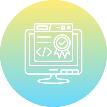 Software License High Resolution Design Mark vector