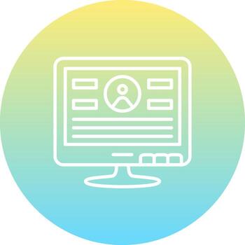 lcd Iniciar sesión en conciso moderno diseño bosquejo vector