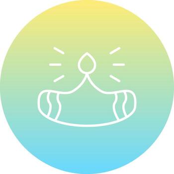 Oil Lamp Consistent UI Element vector