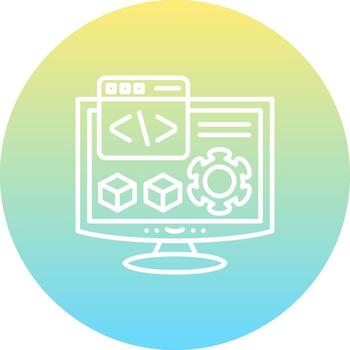 Software Minimal Creative Graphic Asset vector