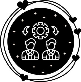 Interpersonal Skills Balanced Flat Layout vector