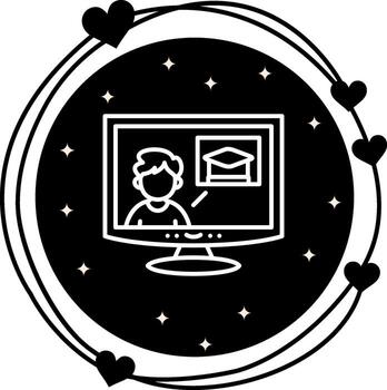 E learning Dynamic Digital Graphic Feature vector