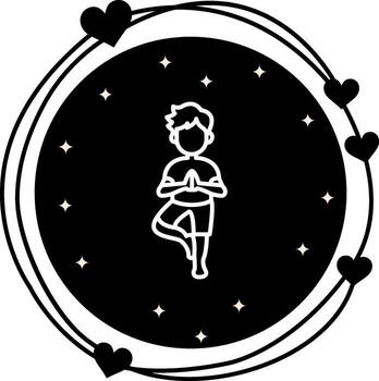 Tree Pose Consistent Product Design Asset vector