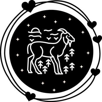 Goat Fluid Abstract Design vector