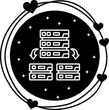 Network Server Consistent Product Design Symbol vector