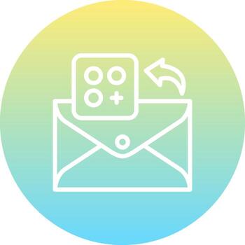 Email App Advanced Web Graphic Symbol vector
