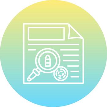 Evidence File Streamlined Digital Design Layout vector