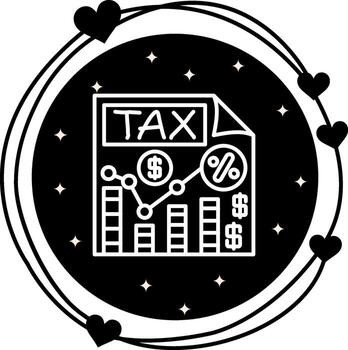 Tax File Consistent UI Graphic Element vector