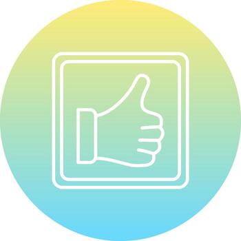 me gusta botón creativo diseño elemento vector