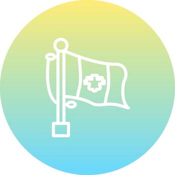 Flag Andorra Consistent UI Element vector