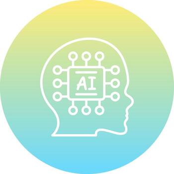 AI Technology Adaptive Web Graphic Shape vector