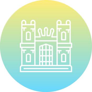 Castle Gate Sharp Creative Design Object vector