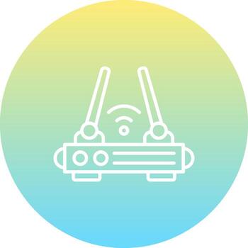 Wireless Access Point Optimized User Experience Asset vector