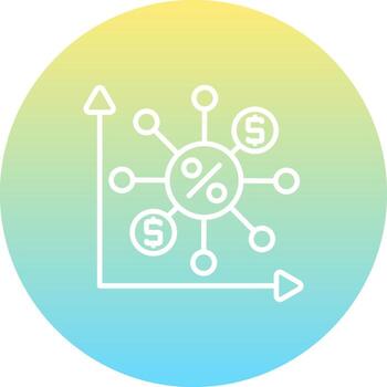 Compound Interest Elegant User Experience Element vector