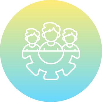 Team Management Creative Web Graphic Object vector