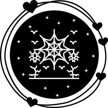 Spider Web Adaptive Web Graphic Element vector