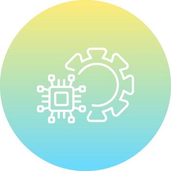 AI Development Balanced Flat Design Feature vector