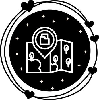 ubicación carpeta avanzado usuario experiencia símbolo vector