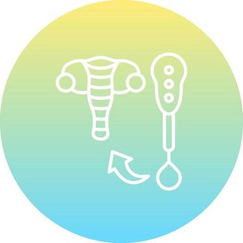 Pap Smear Test Geometric User Interface Symbol vector