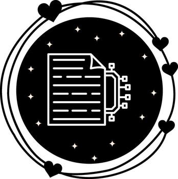 Machine Learning Adaptive Flat Design Shape vector