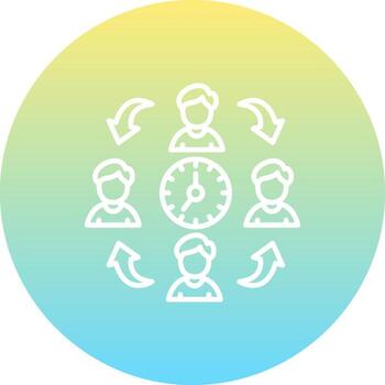 Deadline Distinctive Branding Visual Symbol vector