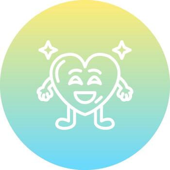 Happy Heart Advanced User Experience Design vector