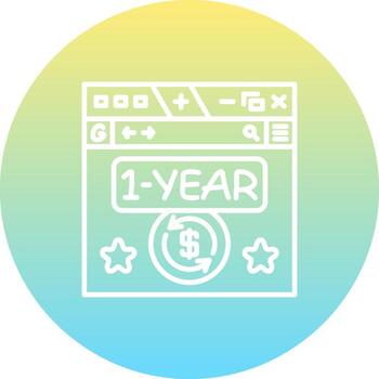 Subscription Business Consistent UI Element vector