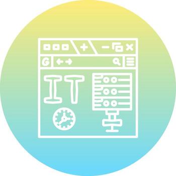 Website Cache Balanced Digital Design Shape vector