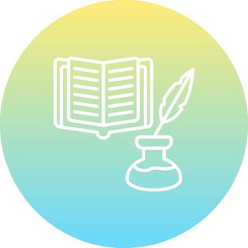 Literature Dynamic Visual Graphic Form vector