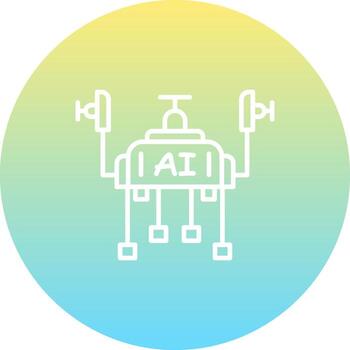 Drone AI Structured Graphic Layout vector