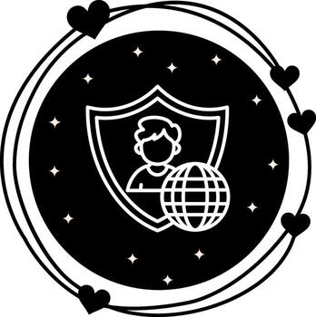 World Protect Balanced User Interface Asset vector