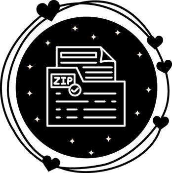 Código Postal carpeta escalable producto diseño símbolo vector