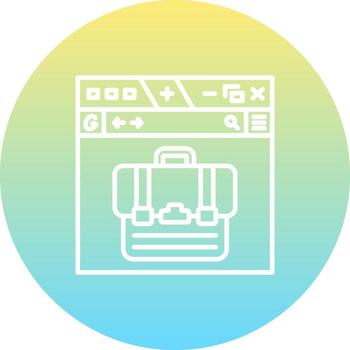 navegador profesional marca activo vector