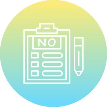 No List Unique Web Design Symbol vector