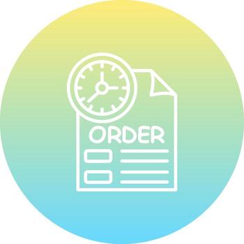 Order History Sharp Creative Design Object vector