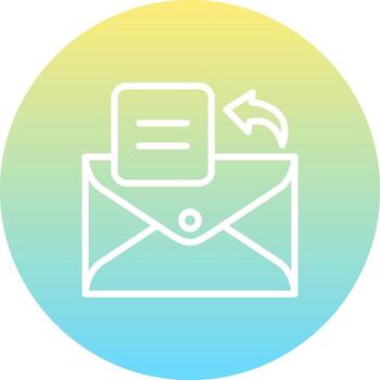 Email Equal Concise Digital Art Symbol vector