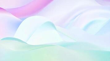 abstrakt vågor av Färg sömlös slinga animering av vätska pastell former video