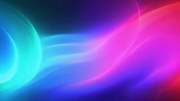 Abstract Motion Graphics With Gradient Light Effect Moving Across Screen video